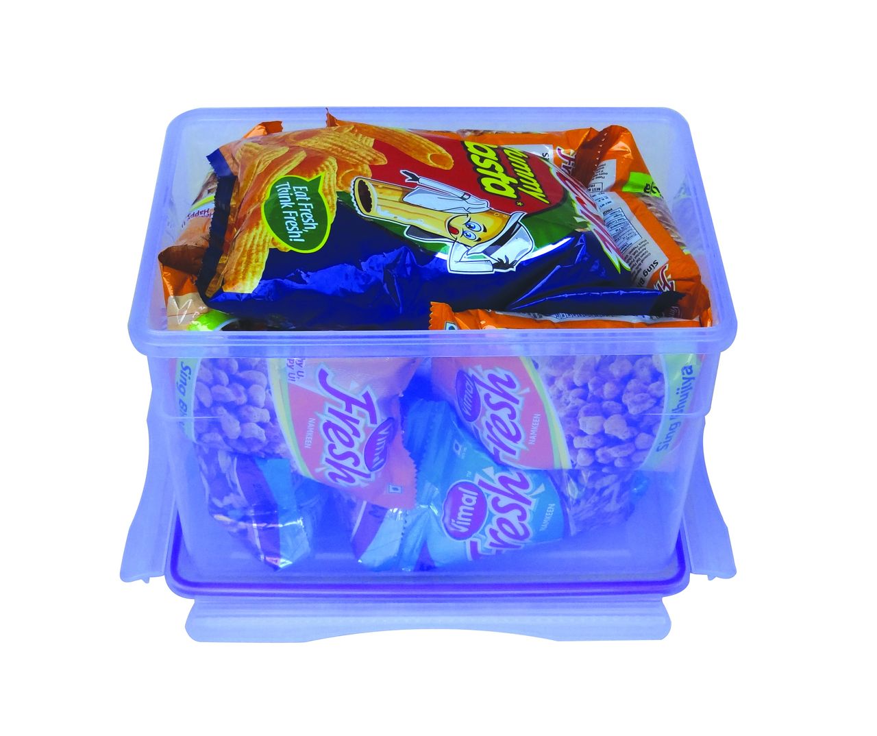 Princeware Click N Seal Rectangle Container 5425 ml | 252 x 182 x 163 Mm