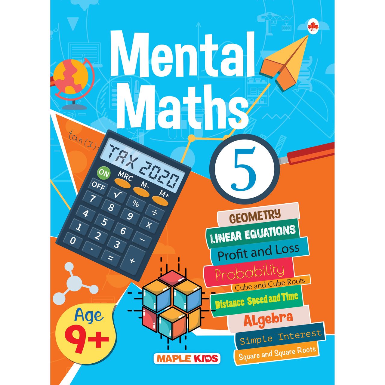 Mental Maths - Mathematics Activity Book 5 for class 5+, Age 9+ - Math Activity Book for Children