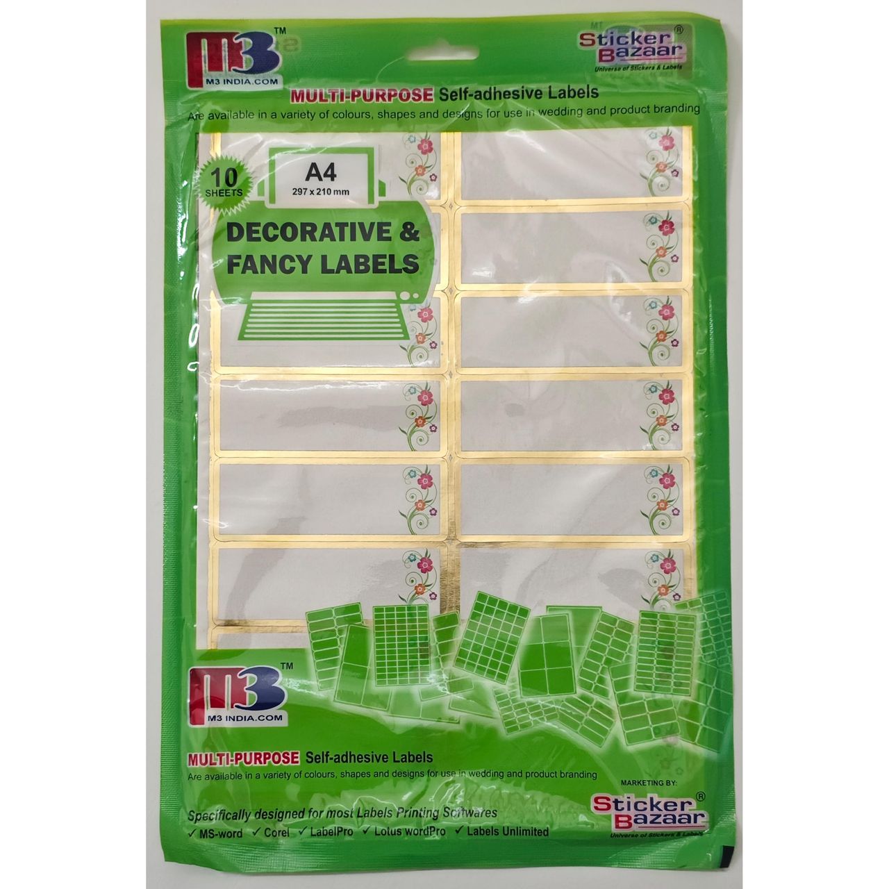 ABK Deluxe Gift Label 1 Pkt 16 Labels