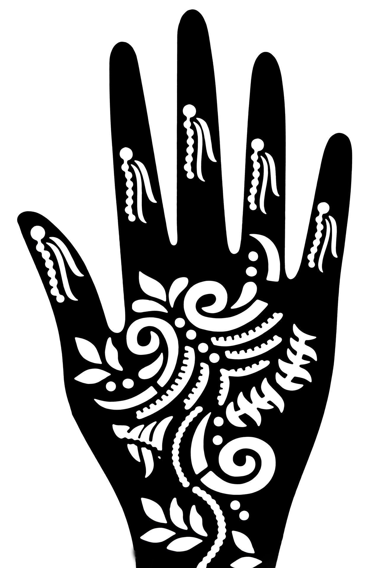 Henna Mehendi Stencil Assorted Design