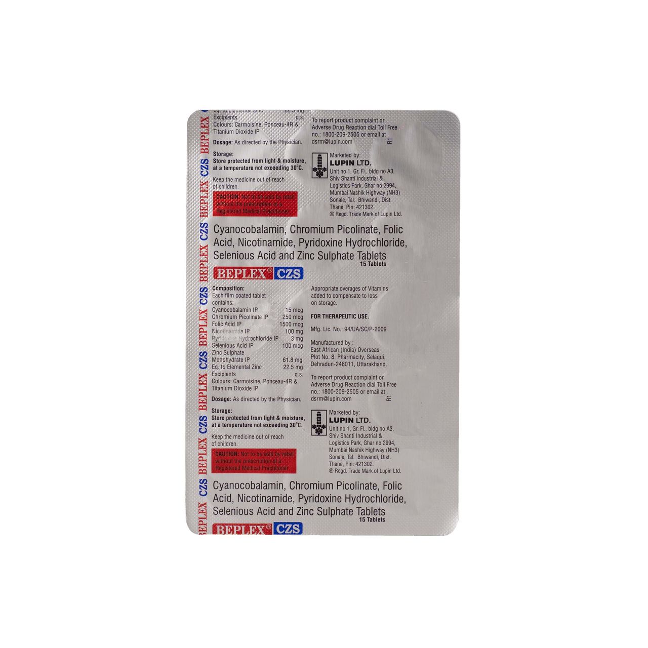 Beplex CZS Tablets