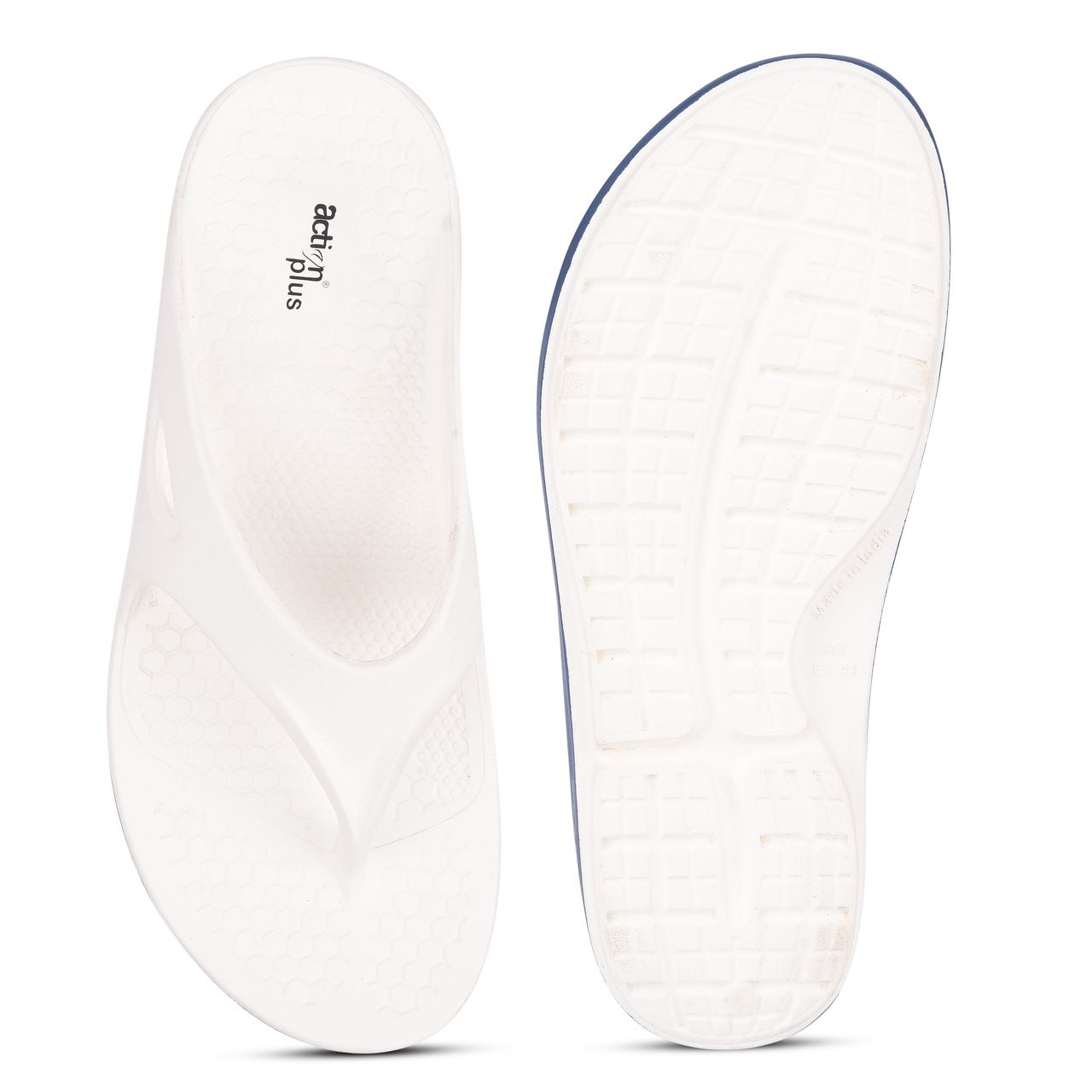 Action Eva Flotter Mens Eva Slippers | Uk | 10 | White