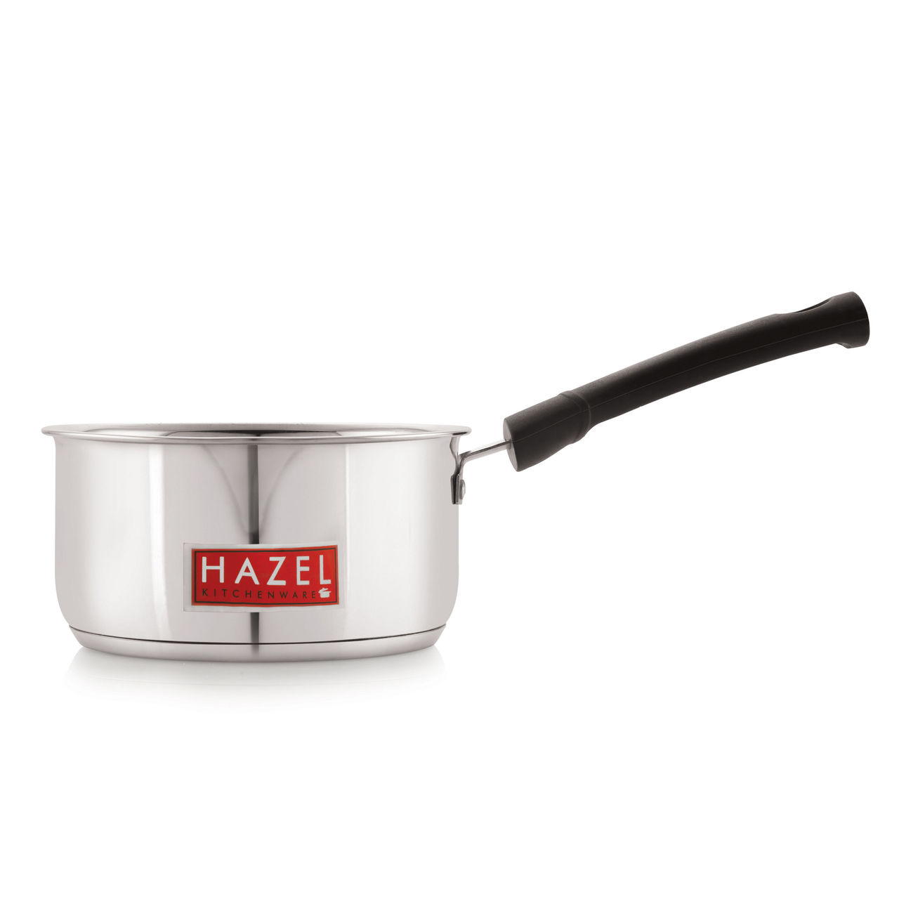 HAZEL Induction Bottom Sauce Pan - 1250 ml | Stainless Steel Saucepan with Handle