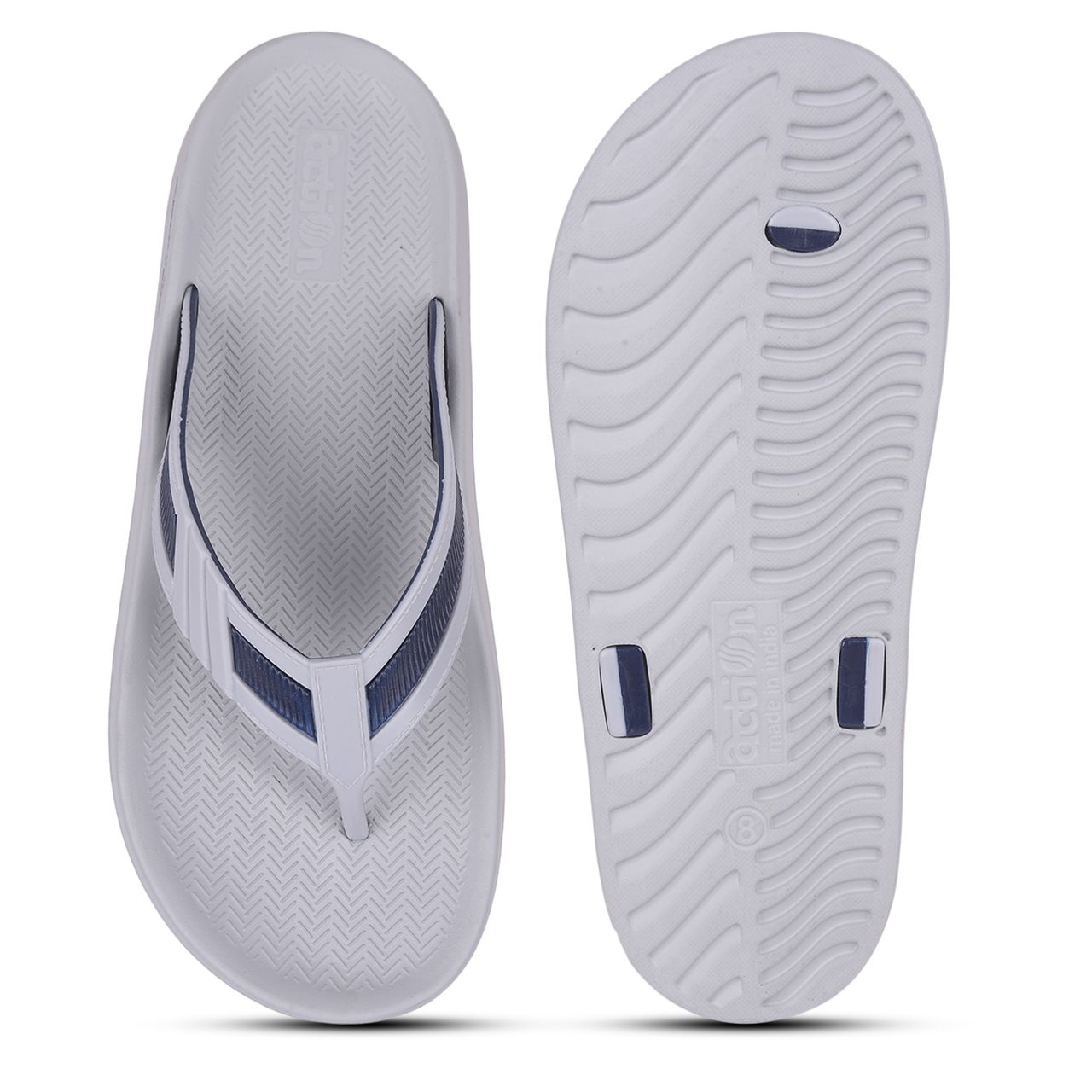 Action Eva Flotter Mens Eva Slippers | Uk | 7 | Lgry