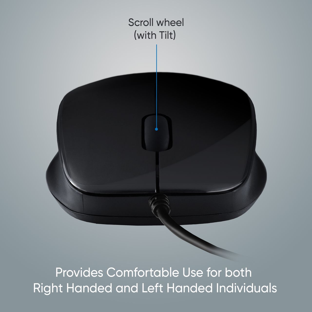 D Select Dell Exclusive Wired Mouse Ds111-Black With Usb Type A Connector 1200Dpi