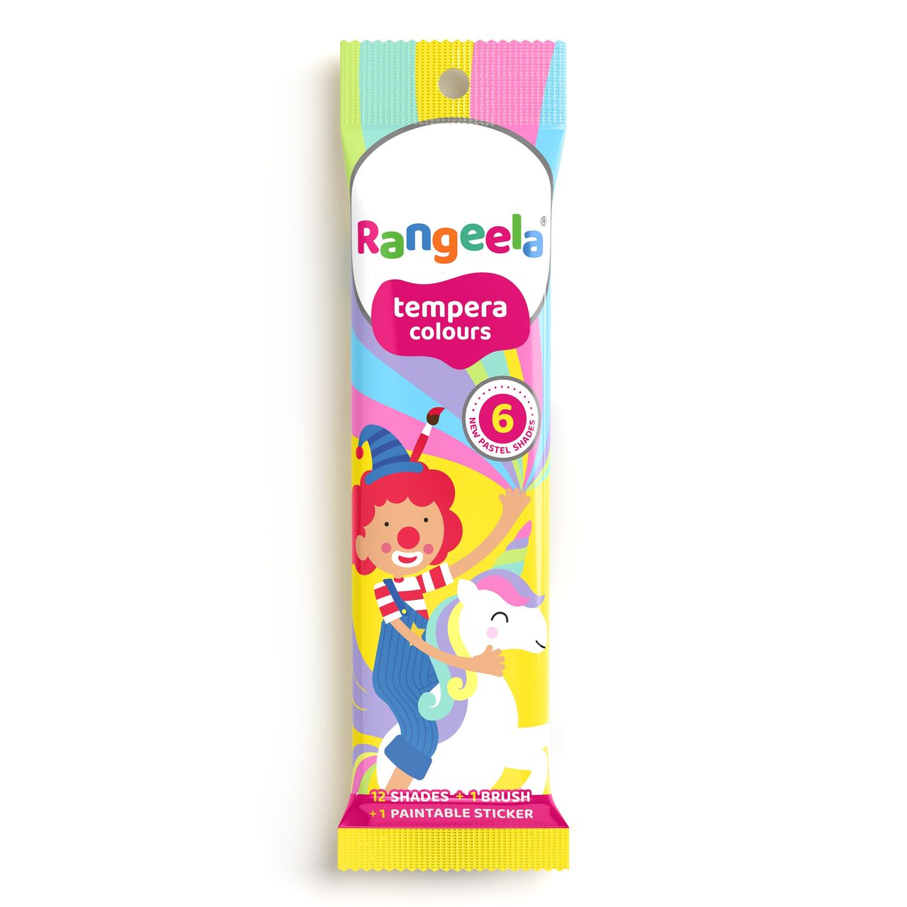 Rangeela Tempera Water Colours Kit With Brush (Unicorn)