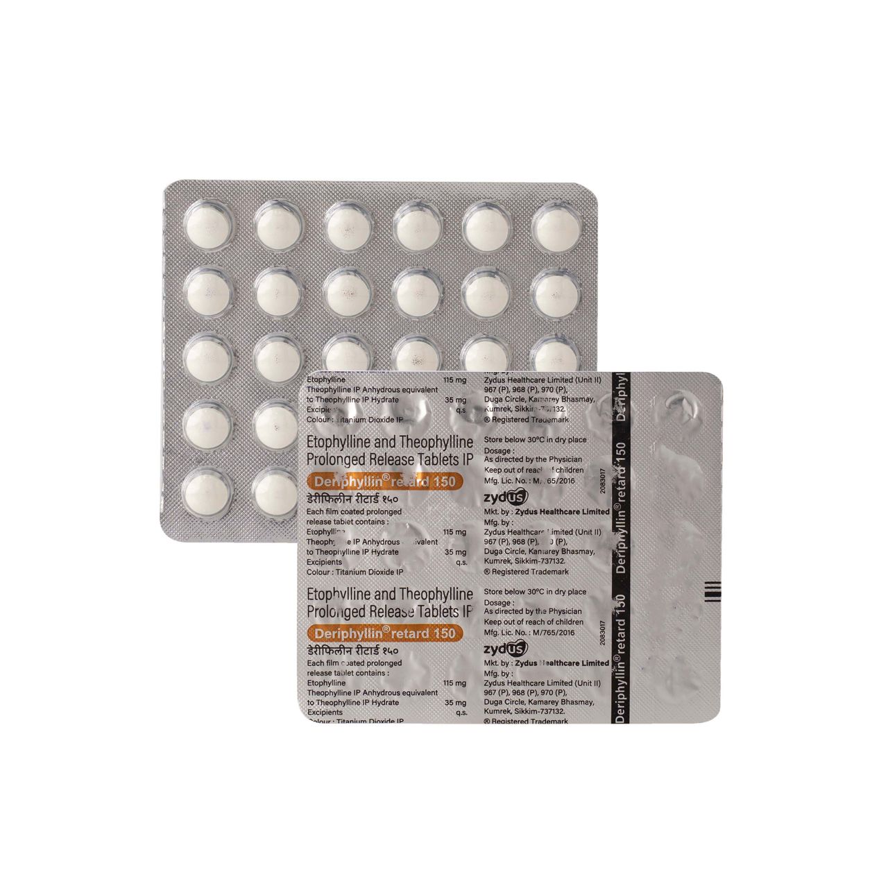 Deriphyllin Retard 150 Tablet Pr
