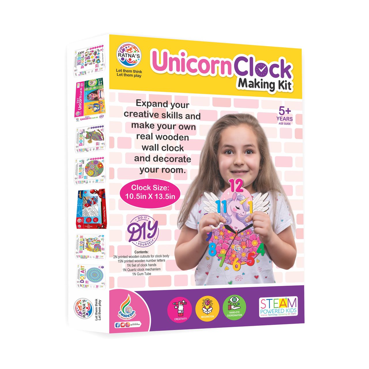 Ratna's Unicorn Clock Making Kit