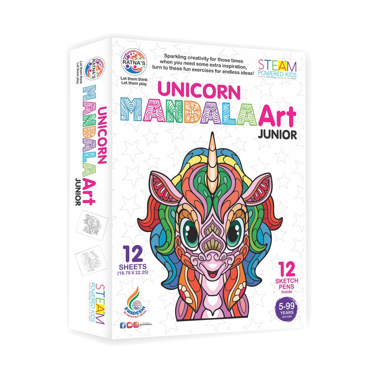 Ratna's Unicorn Mandala Art Jr.