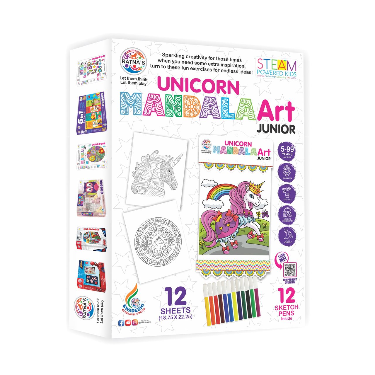 Ratna's Unicorn Mandala Art Jr.