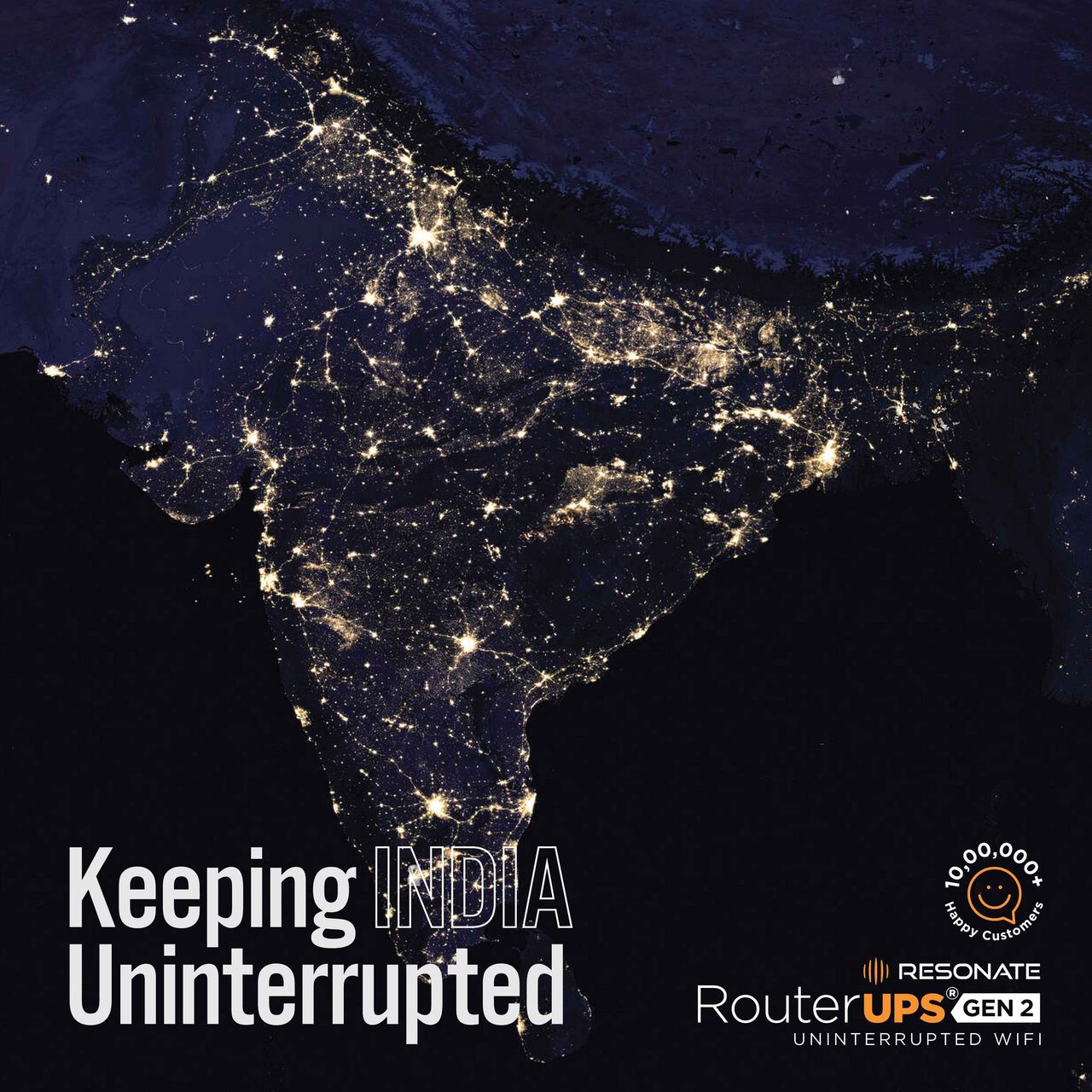 RESONATE RouterUPS Gen2 | Mini UPS for 12V upto 2A |7800mAh PowerBank for ACT & Other WiFi Routers