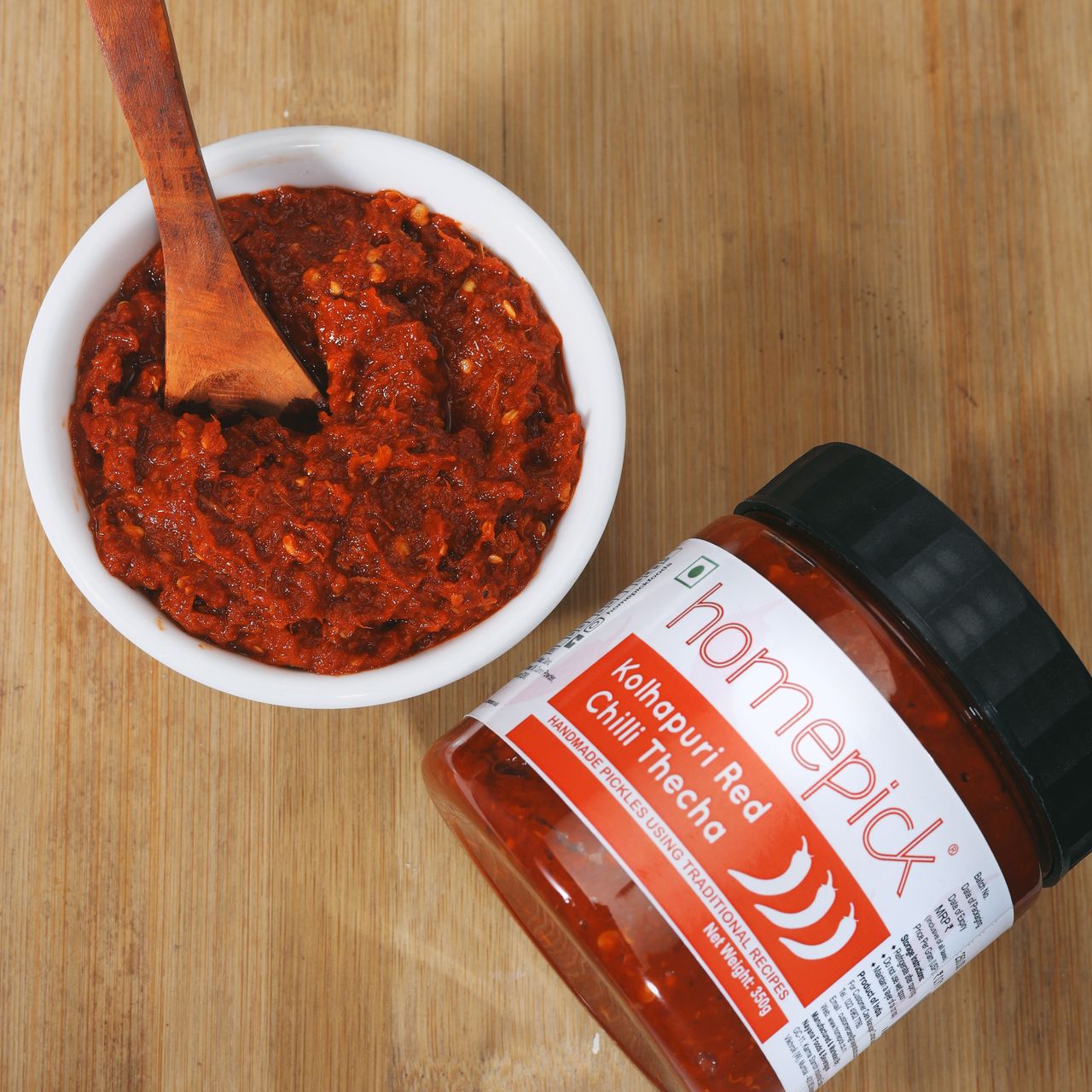 Homepick Kolhapuri Red Chilli Thecha