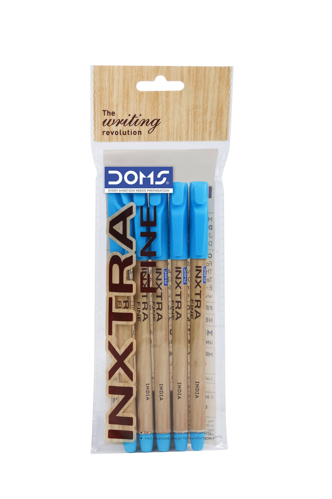 Doms Inxtra Fine Ball Pens (Blue)