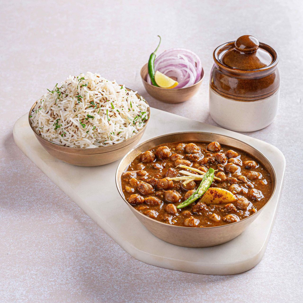 Chole & Rice