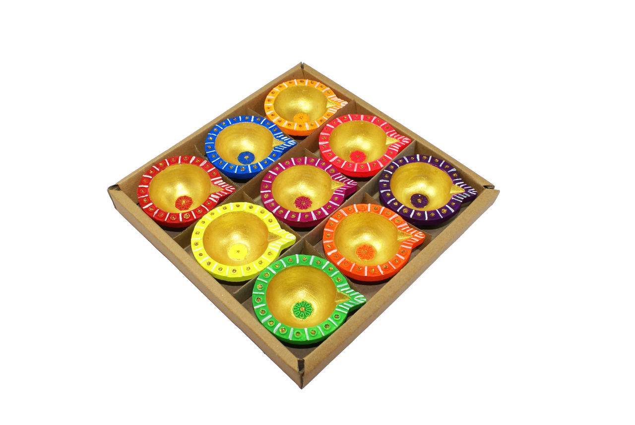 Skilsy Handicrafts Clay Diya MC