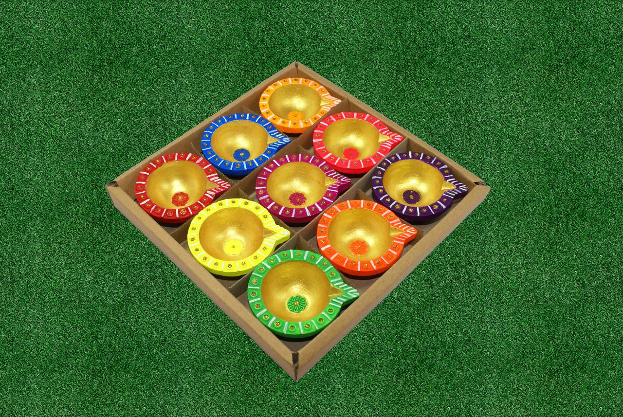 Skilsy Handicrafts Clay Diya MC