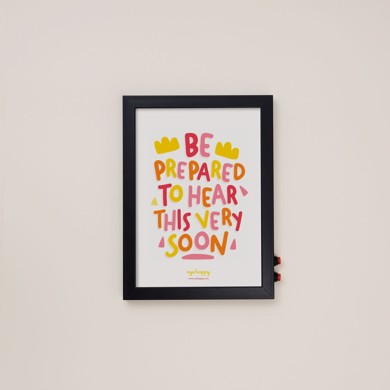 Happy Mail Custom Voice Frame For New Parents