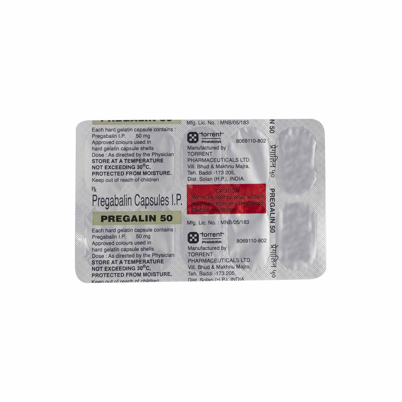 Pregalin 50 Capsules