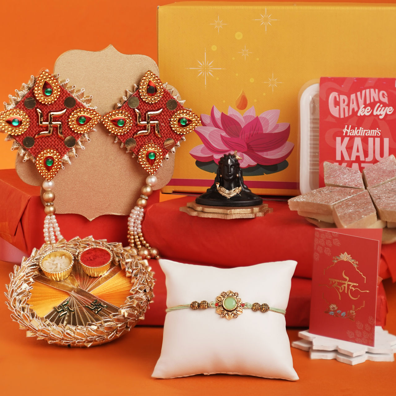 FNP Shiv Ji Blessings Rakhi Gift Hamper