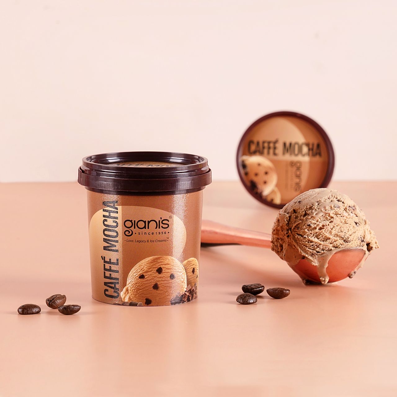 Giani's Caffe Mocha Ice Cream Cup