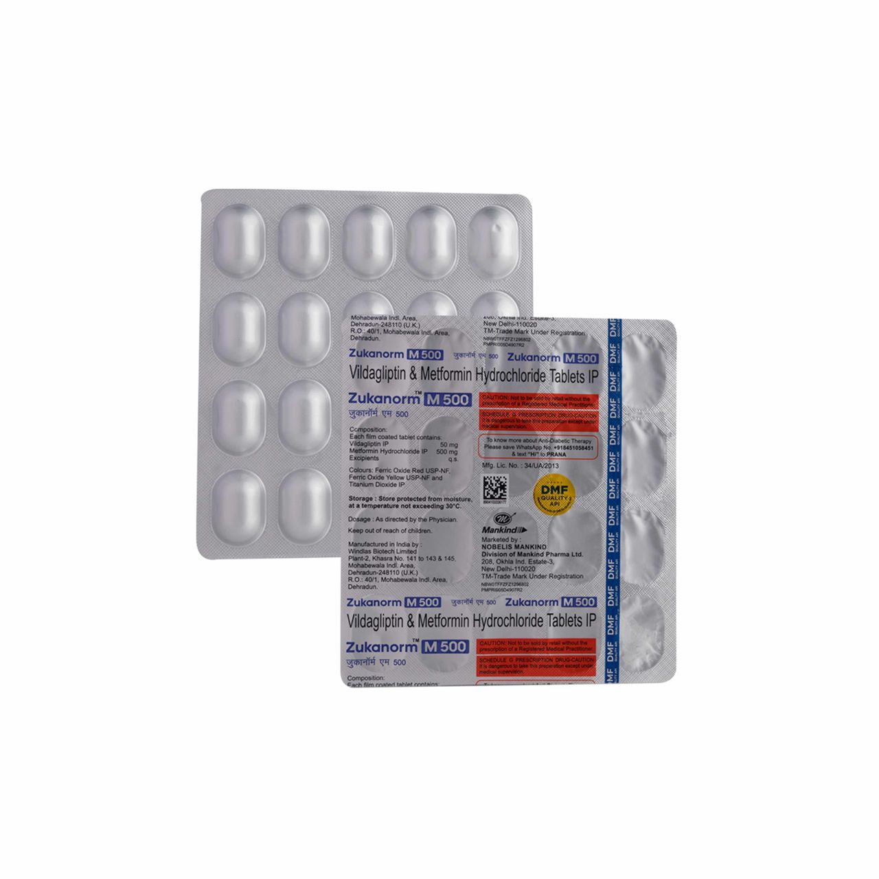 Zukanorm M 500 Tablets