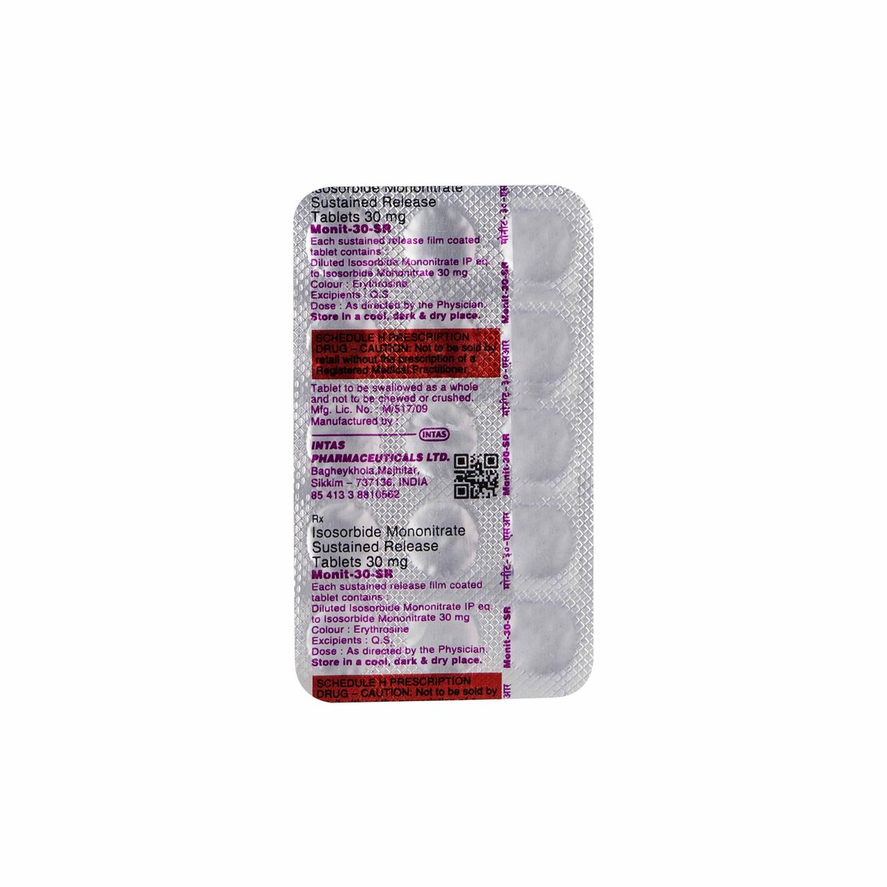 Monit-30-SR Tablets
