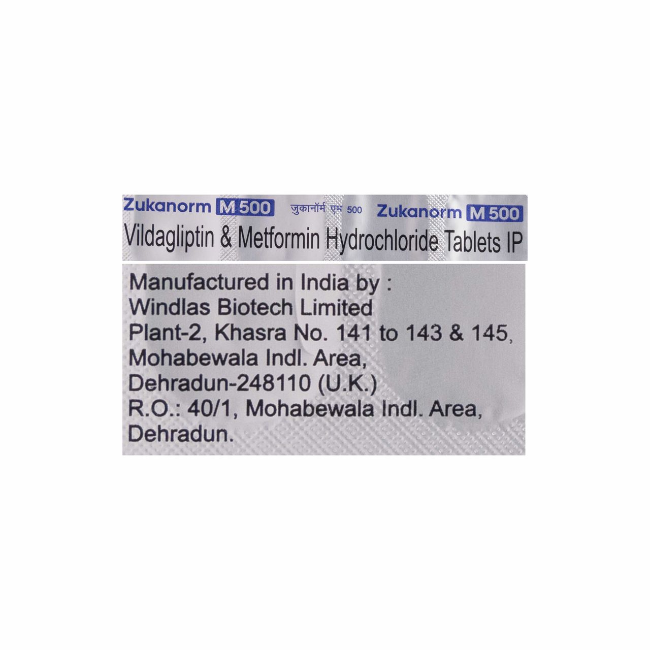 Zukanorm M 500 Tablets