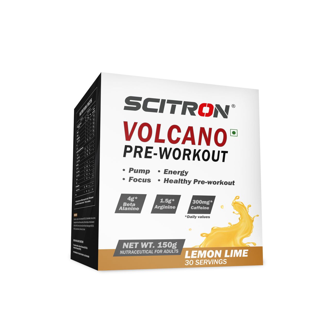 Scitron Volcano Pre Workout Lemon Lime