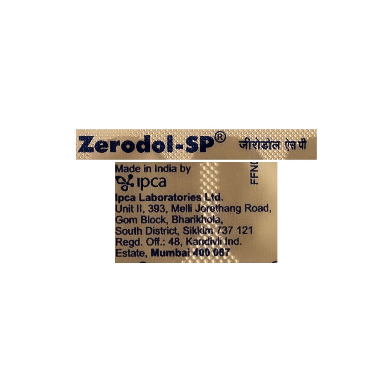 Zerodol-SP Tablets