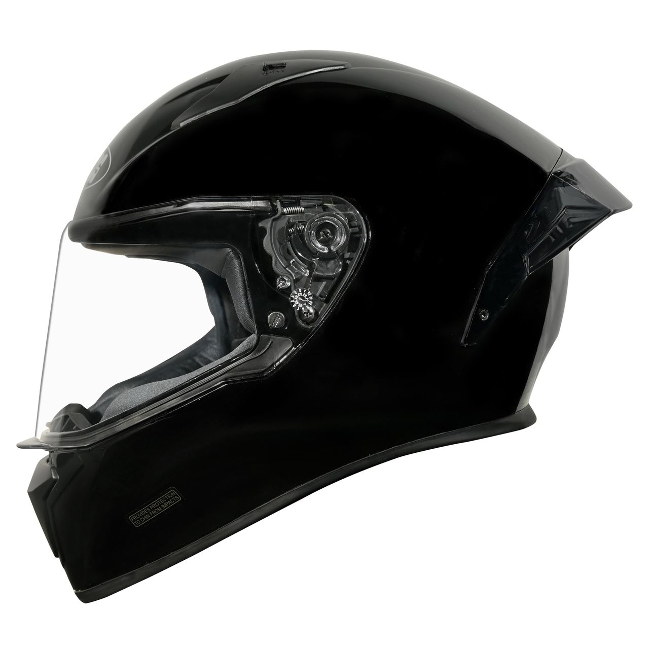 Studds Thunder Full Face Helmet with Spoiler |Black - XL