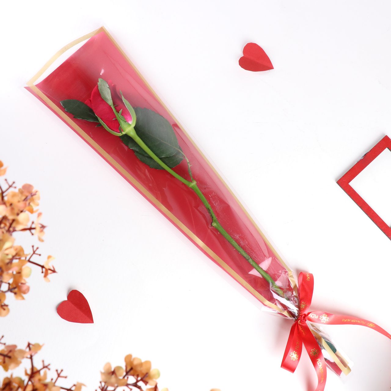 FlowerAura Single Stem Rose