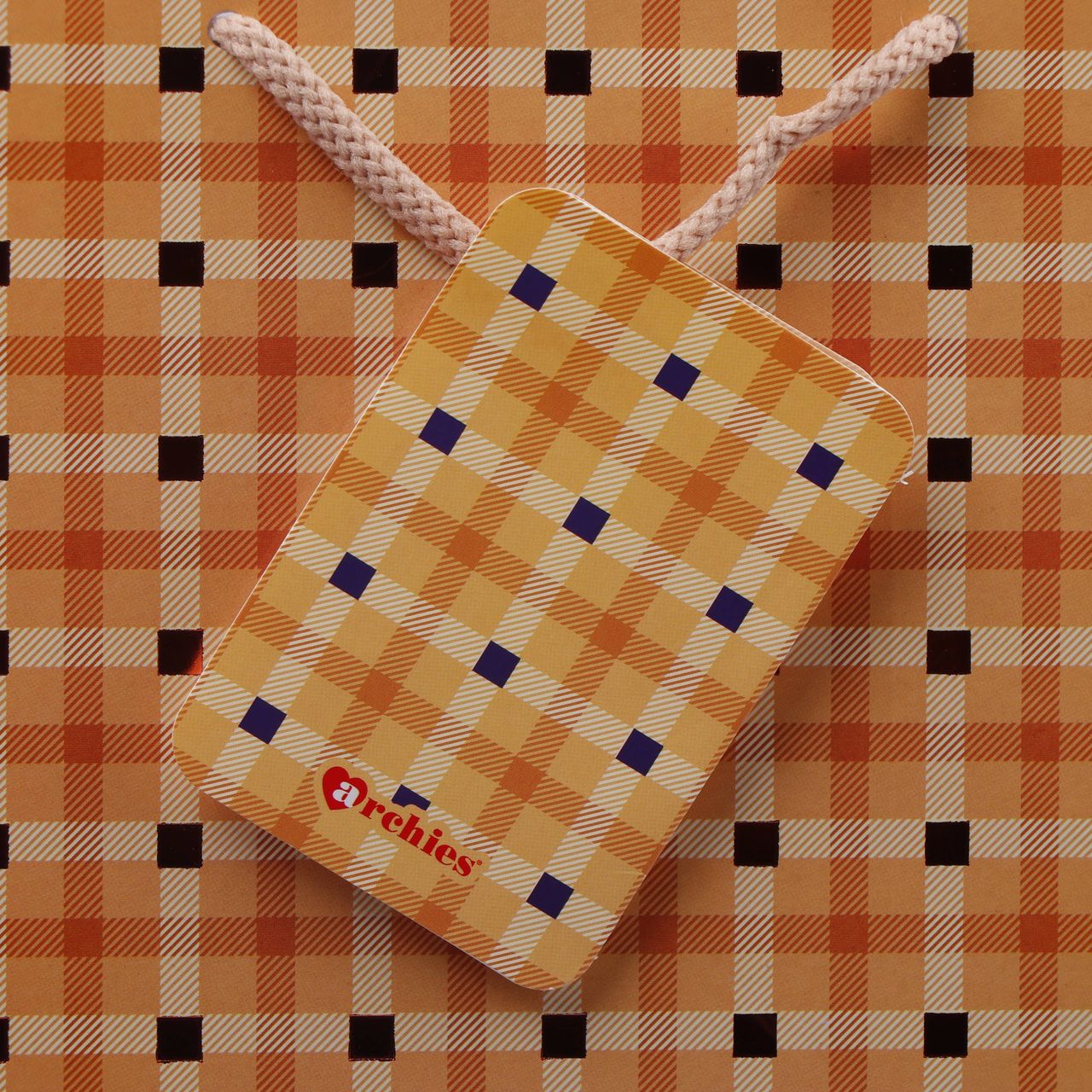 Archies Cubical Print Gifting Bag Medium Pack of 2
