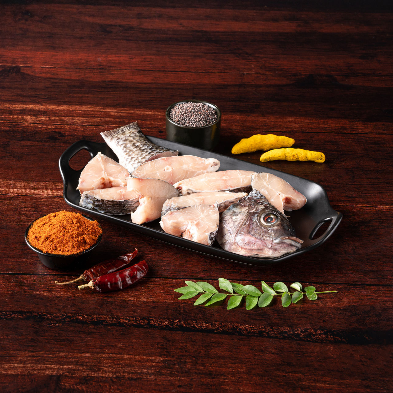 Relish Tilapia Curry Cut With Head