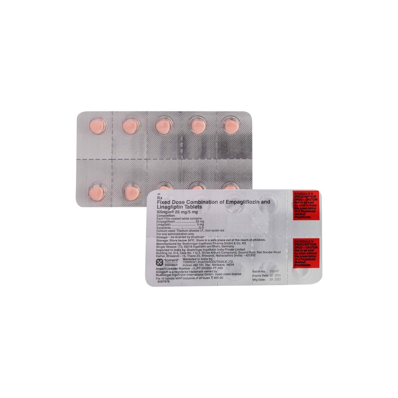 Xilingio 25mg/5mg Tablets