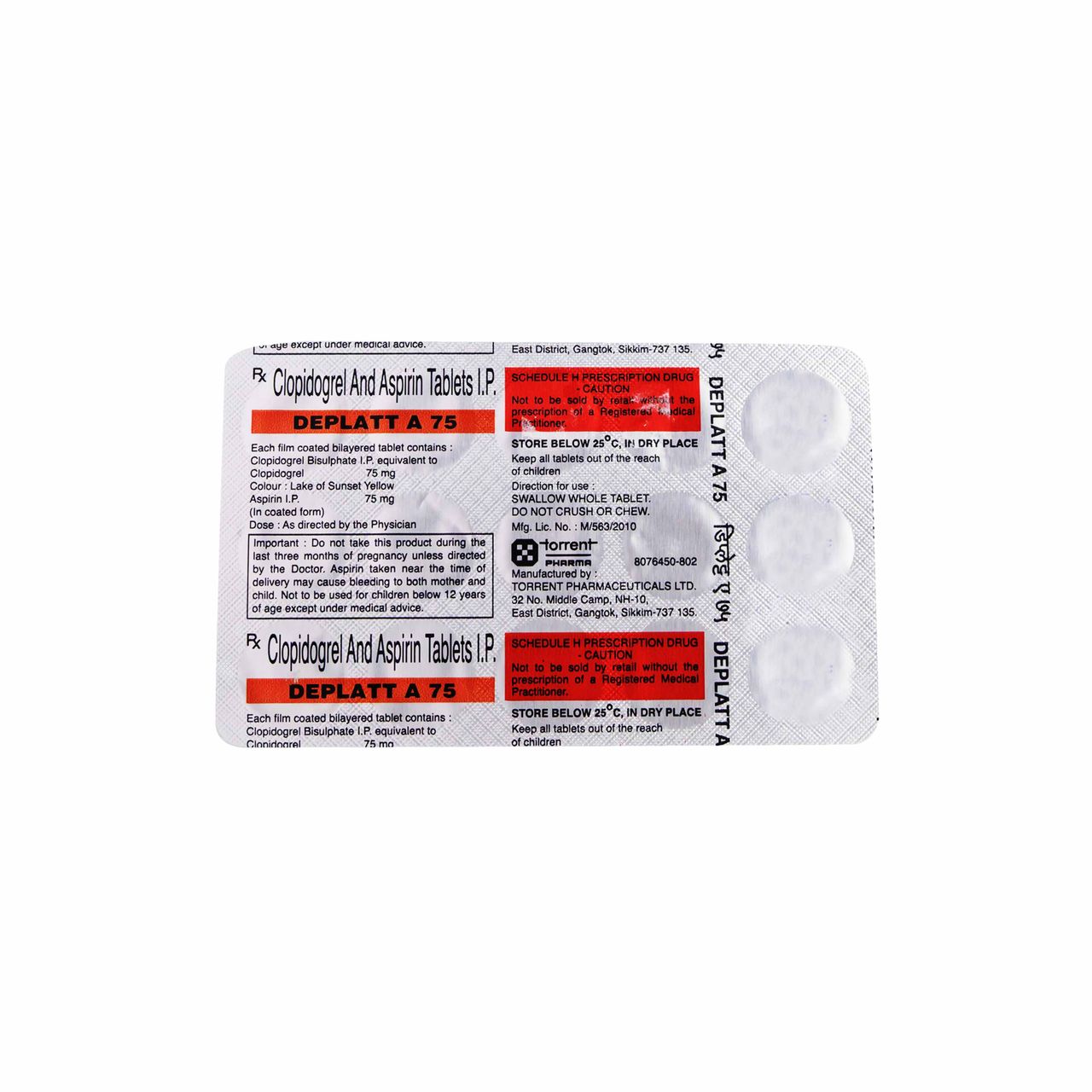 Deplatt A 75 Tablets