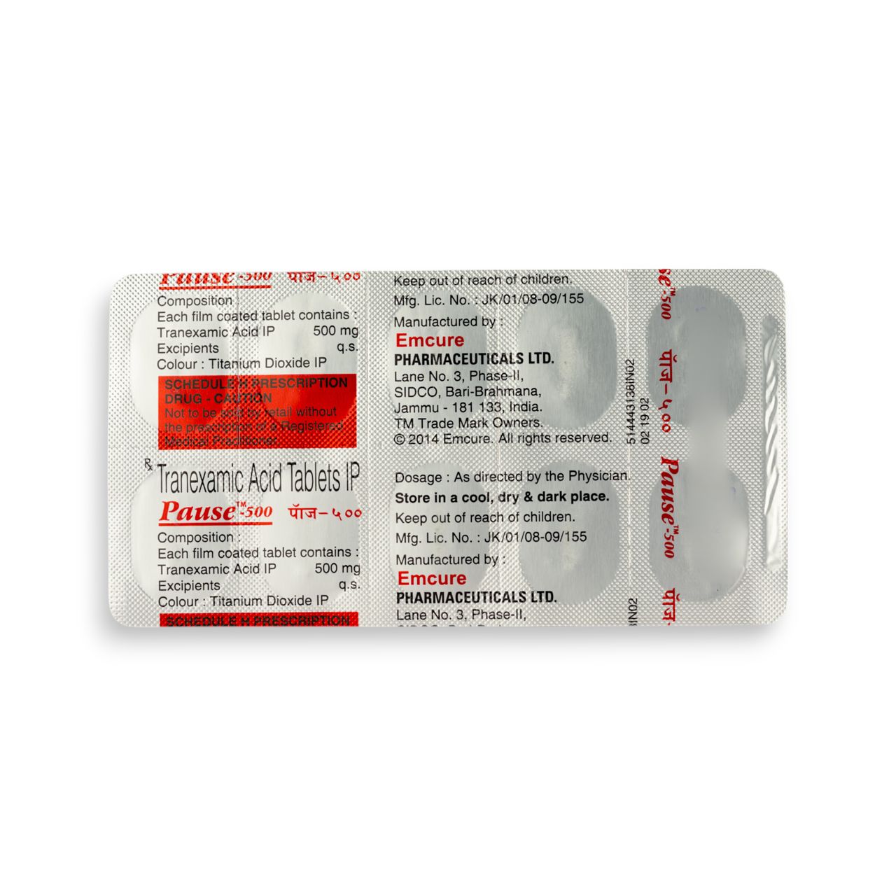 Pause-500 Tablets