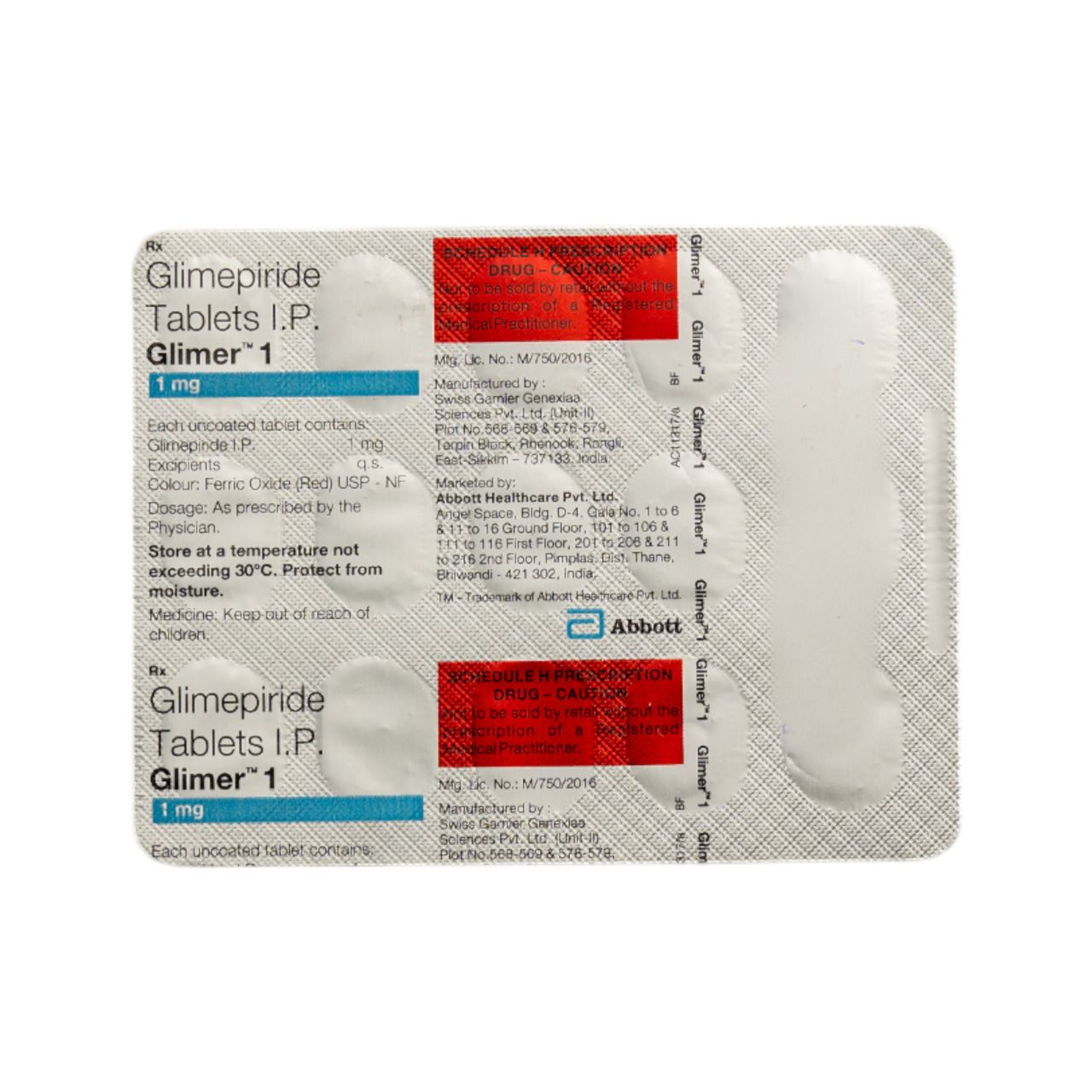 Glimer 1 Tablets