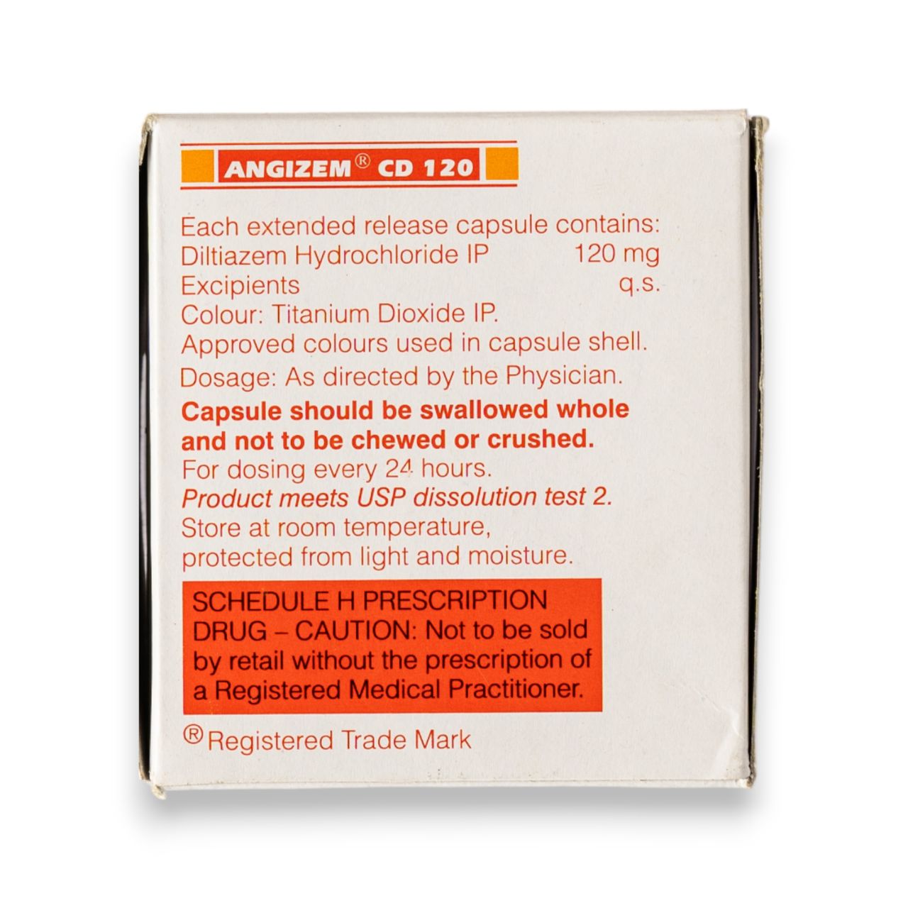 Angizem CD 120 Capsules
