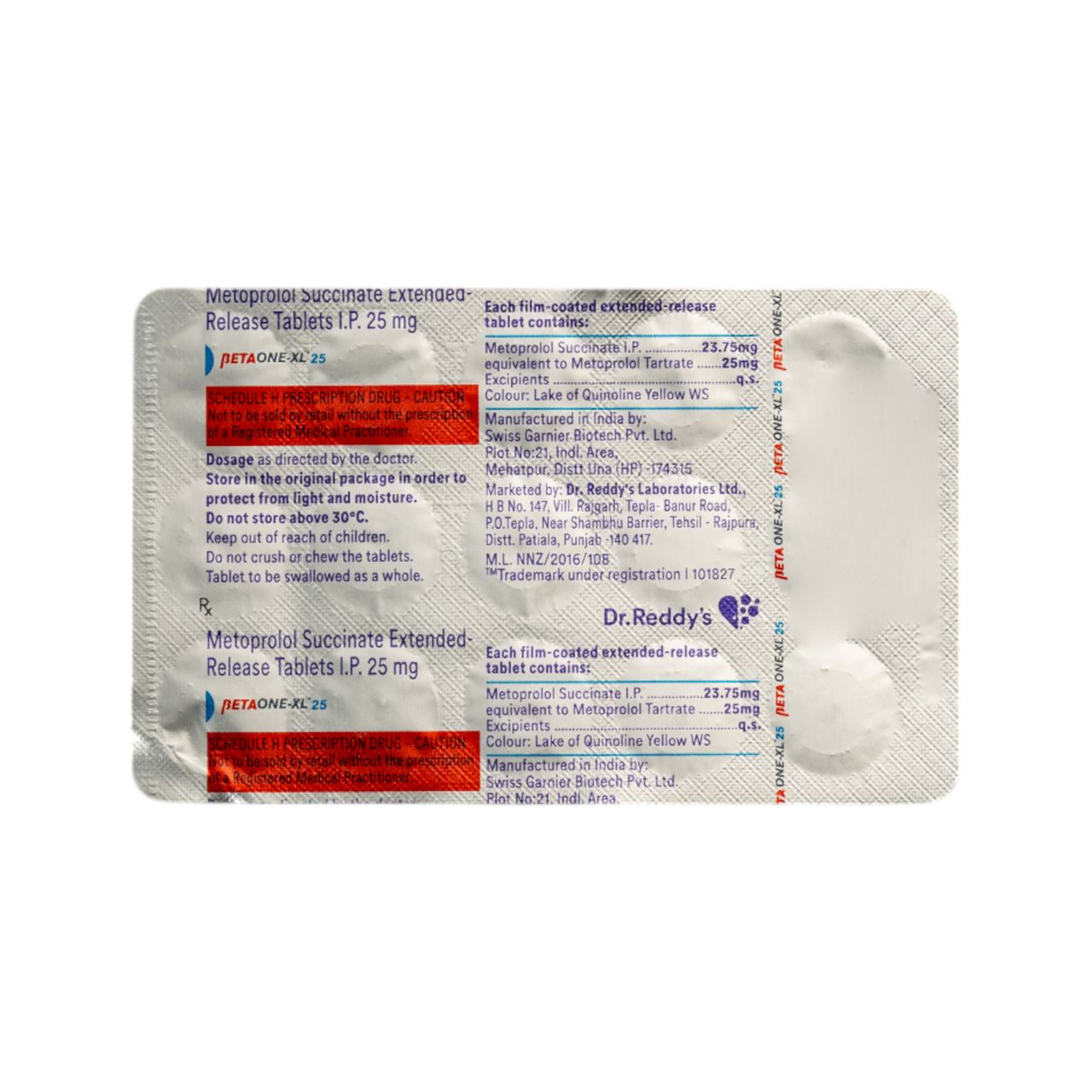 Betaone XL 25 Tablet ER