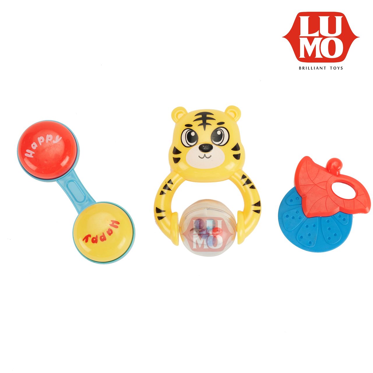 Lumo Tim Tim Rattles - 3 Pcs