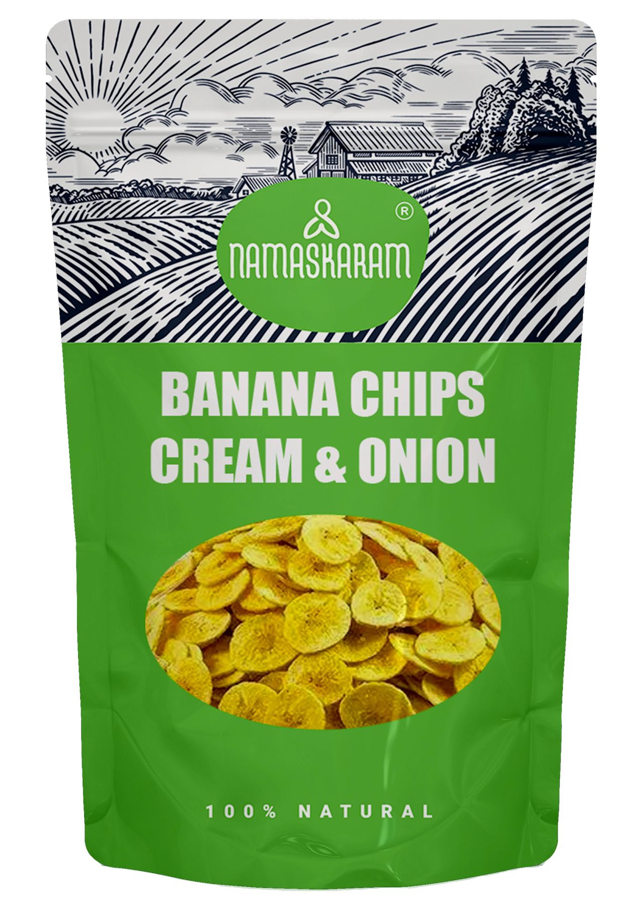 Namsakaram Banana Chips - Cream & Onion