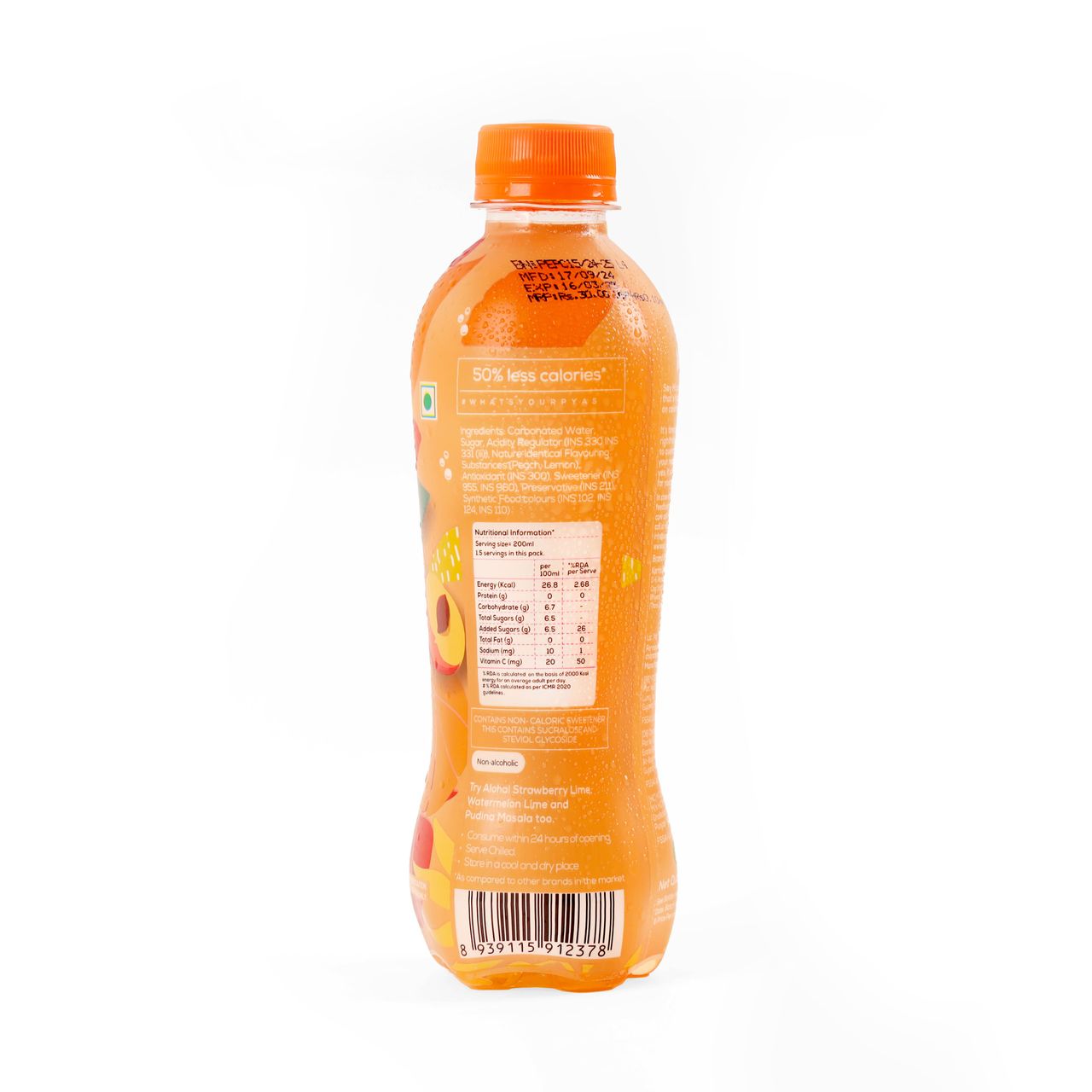 Aloha Flavoured Soft drink - Peach 300 ml Combo
