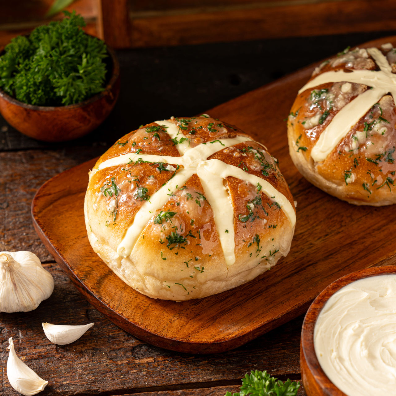 Korean Cream Cheese Bun  