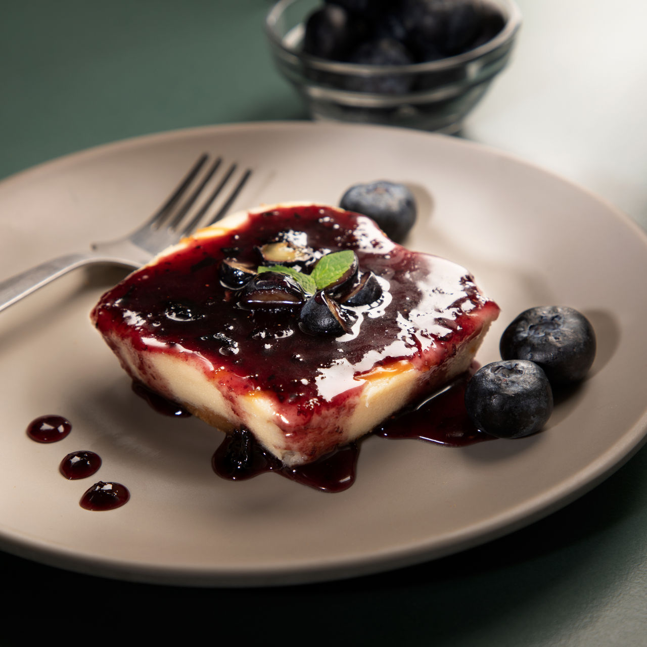 Zep Cake Premium Blueberry NY Cheese Cake Slice