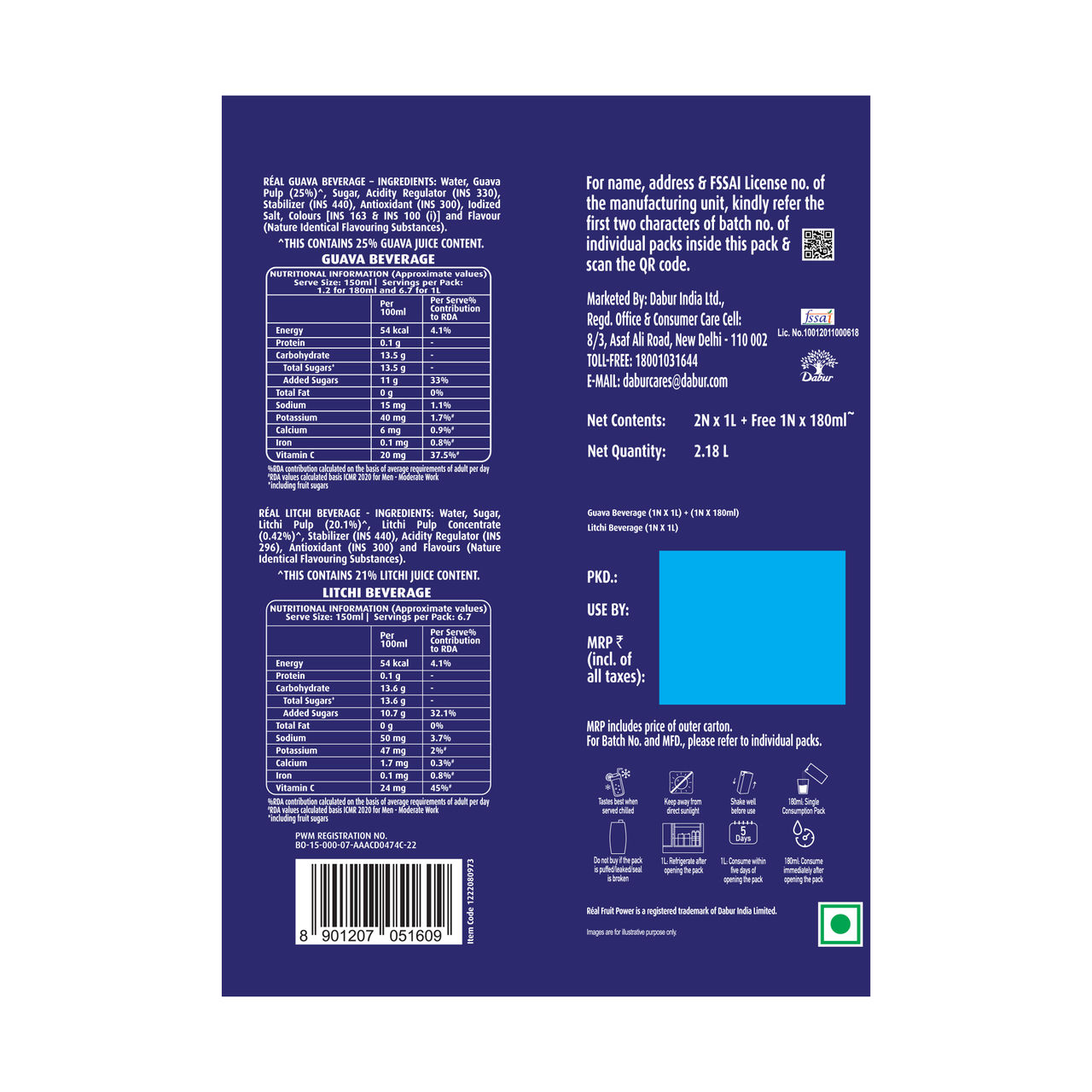 Dabur Real Mixed Fruit Fruit Juice