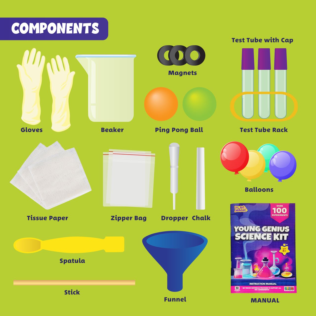 WinMagic Toys Playmagic Young Genius Science Kit