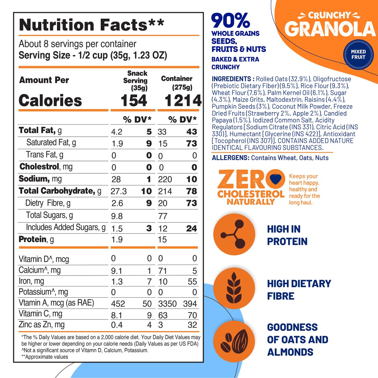 Fit & Flex Granola Mixed Fruit