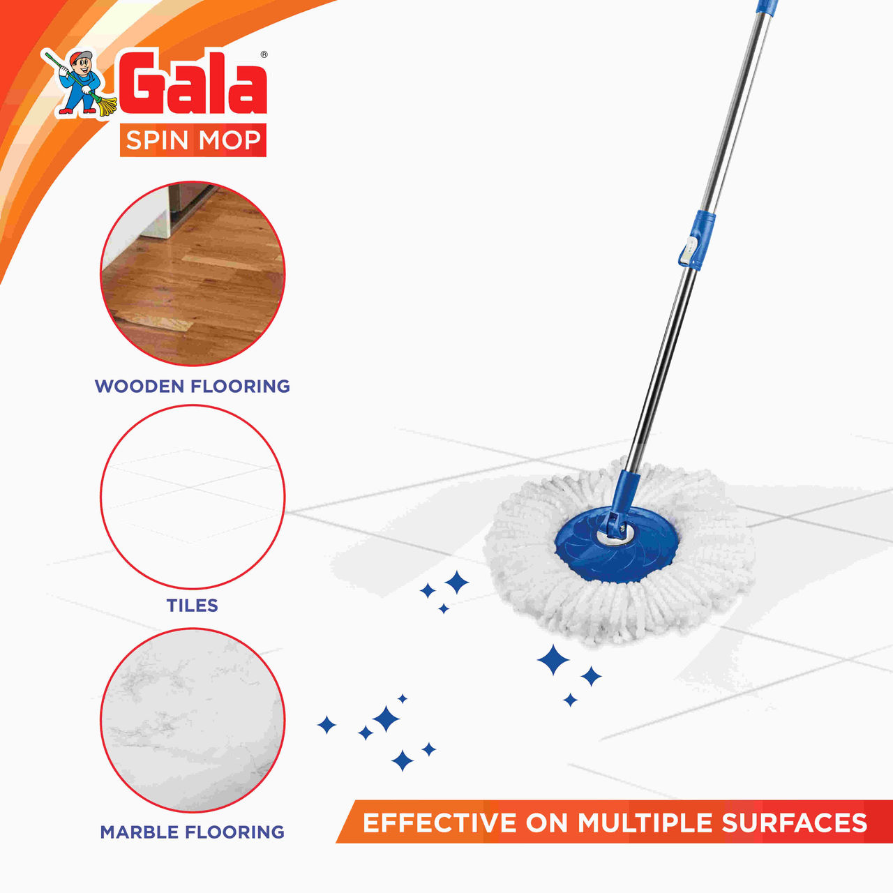 Gala Spin Mop Replacement Head/Refill