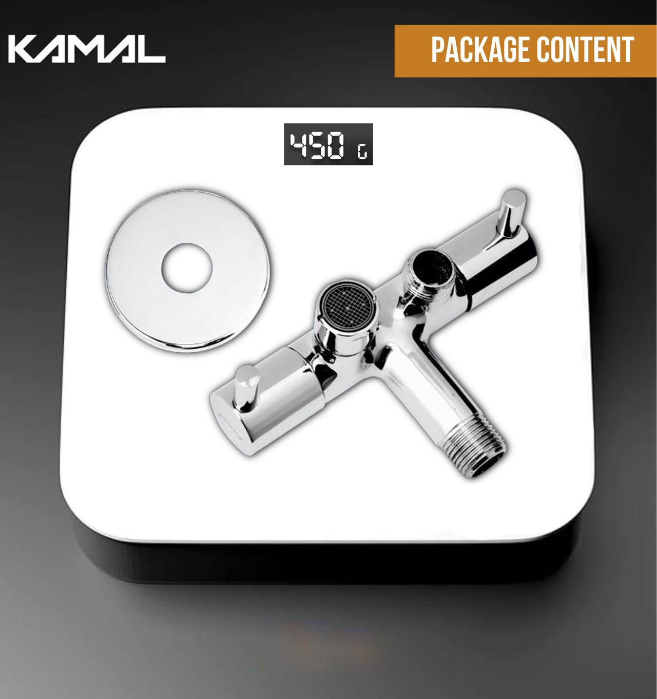 Kamal Two Way Bib Tap - Ertiga Twin Elbow Valve Faucet
