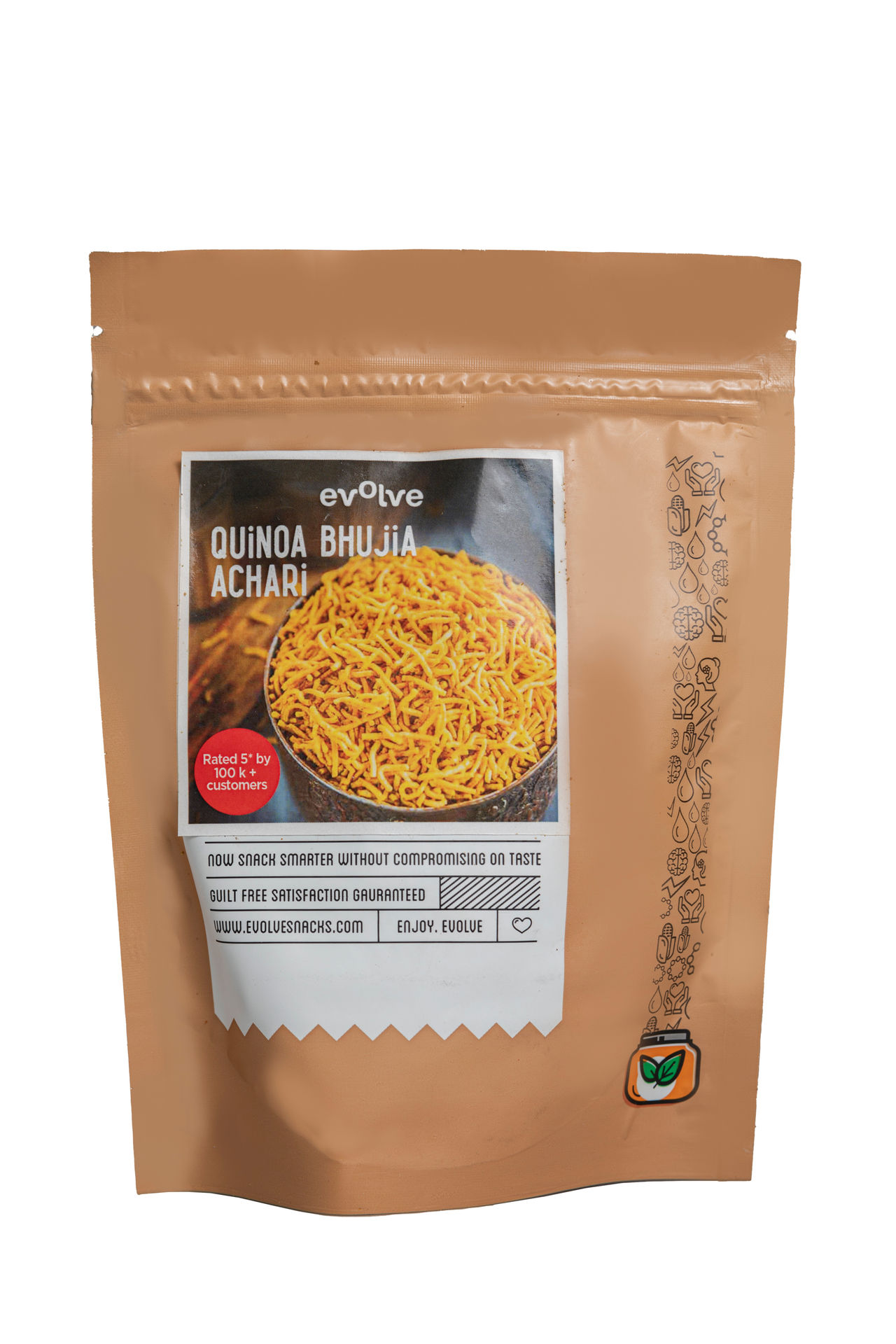 Evolve Snacks Quinoa Bhujia Achari